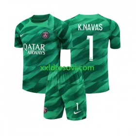 Paris Saint-Germain K.NAVAS 1 Golmanski Domaći Dječji Nogometni Dres 2023-2024